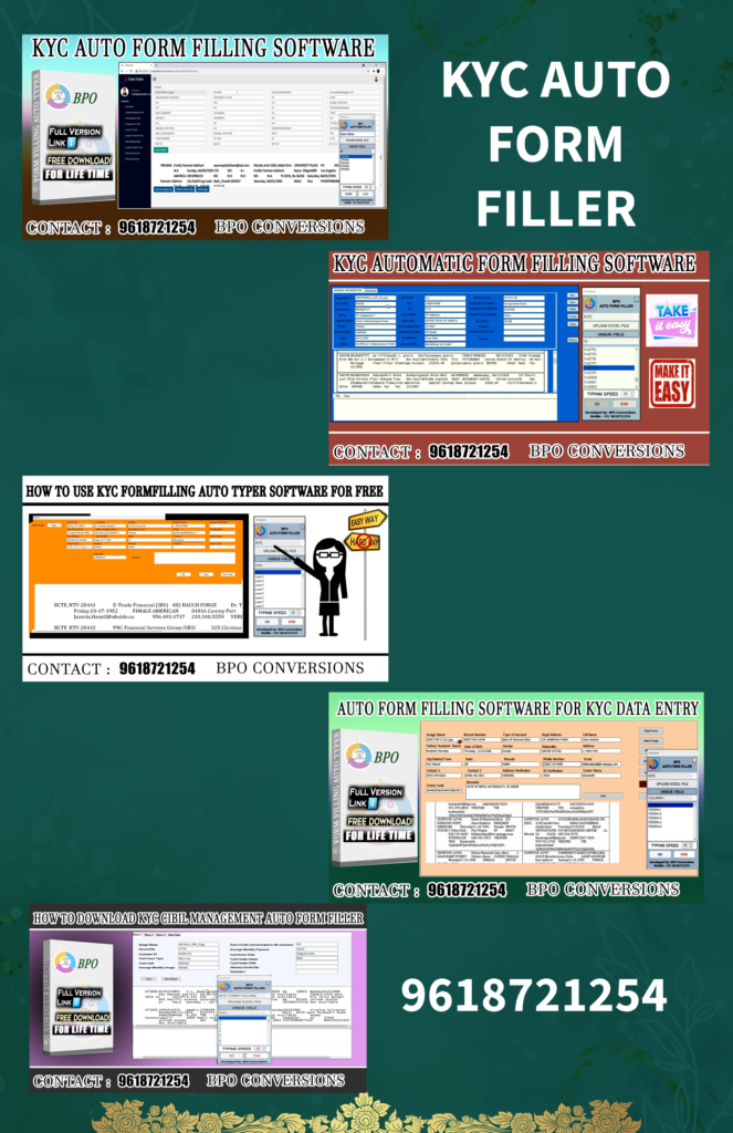 KYC Form Filling Auto Typer Software